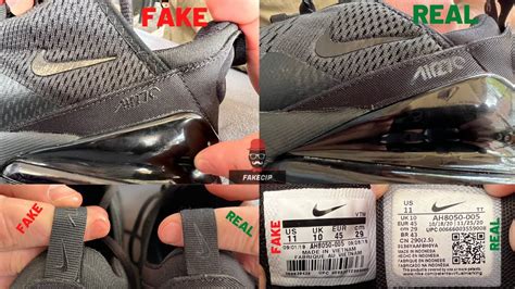 nike 270 fake vs original|nike 270 sole thickness.